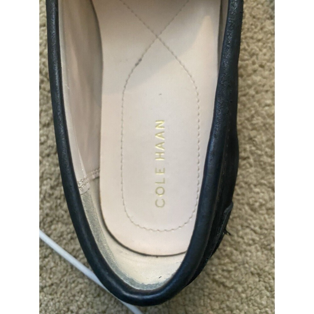 Cole Haan Womens Black Suede Penny Loafer Drivers Women’s Size 7.5 - Picture 4 of 8